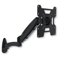 Supporto a Muro Inclinabile con Molla a Gas per TV 32-42" 640mm Nero - TECHLY - ICA-LCD G202-BK
