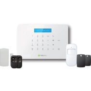 Sistema di allarme SMS/GSM wireless TLY ALARM1 - TECHLY - I-ALARM-KIT001