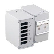 Mini Box Ottico su Barra DIN senza Pannello Frontale - TECHLY PROFESSIONAL - I-CASE DIN-SPLICET