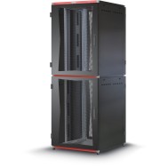 Armadio Server Rack 19" 600x1000 2x20 Unita' Nero serie MultiSPACE - TECHLY PROFESSIONAL - I-CASE EU-22061BK
