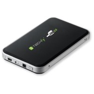 Box HDD OTB Esterno SATA 2.5" USB 2.0 Nero - TECHLY - I-CASE SU-25TY