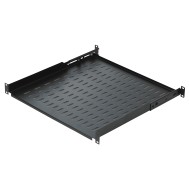 Mensola per Rack 19'' 450 mm 2U Nera 4 punti - TECHLY PROFESSIONAL - I-CASE TRAY-681-BK