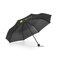 Ombrello pieghevole Nero con logo Techly - TECHLY - I-TLY-OMBB