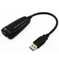 Adattatore Convertitore USB3.0 Ethernet LAN 1Gigabit - TECHLY - IDATA USB-ETGIGA3T