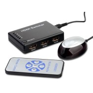 Switch HDMI 5 IN 1 OUT con Telecomando Full HD 1080p 3D - TECHLY - IDATA HDMI-51