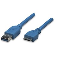 Cavo USB 3.1 Superspeed+ A/Micro B 3 m - Techly - ICOC MUSB31-A-030