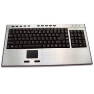 Tastiera in Alluminio con Touchpad e tast. Numerico - TECHLY - IDATA KB-223T