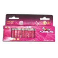 Blister 12 Batterie Power Plus Mini Stilo AAA Alcaline LR03 1,5V - TECHLY - IBT-KAP-LR03-B12T