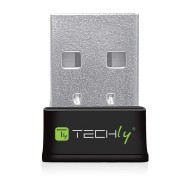 Mini Adattatore WiFi USB Dual Band MU-MIMO 2dBi 600Mbps - Techly - I-WL-USB-600TY