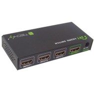 Switch HDMI 3 IN 1 OUT con Telecomando 4K UHD 3D - Techly - IDATA HDMI-4K31