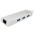 Hub USB-C SuperSpeed 3 Porte + Porta RJ45 Gigabit, Alluminio - TECHLY - IUSB31C-H3LANTLY-1