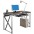 Scrivania per PC con Cassetto Estraibile, Nero Grafite - TECHLY - ICA-TB 349-0