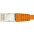Cavo di rete Patch in CCA Schermato Cat. 6 Arancione F/UTP 0,5 m Bulk - TECHLY PROFESSIONAL - ICOC CCA6F-005-OR-5
