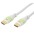 Cavo HDMI™ High Speed con Ethernet A/A M/M 10 m Bianco - Techly - ICOC HDMI-4-100WH-0