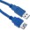 Cavo Prolunga USB 3.0 A maschio/A femmina 0,5m Blu - TECHLY - ICOC U3-AA-005-EX-3