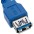 Cavo Prolunga USB 3.0 A maschio/A femmina 0,5m Blu - TECHLY - ICOC U3-AA-005-EX-4