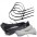 Fascette Fermacavi Autobloccanti 140x3,6mm in Nylon 100pz Bianco - TECHLY - ISWT-14036-7