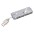 Hub USB Tascabile 4 porte Silver - TECHLY - IUSB2-HUB599TY-0