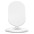 Caricabatterie Wireless Qi Stand Stondato 5W Bianco - TECHLY - I-CHARGE-WRM-5W-2