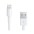 Cavo da Apple Lightning a USB 3m Bianco - Techly - ICOC APP-8WH3TY-3