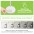 Lampada a 36 LED da Scrivania Pieghevole Dimmerabile Batteria Ricaricabile con Alimentazione USB - TECHLY - I-LAMP-DSK9-4