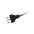 Multipresa 6 Posti Italiana Bipasso con Interruttore Cavo 3m Nero - TECHLY - IUPS-PCP-16BK3-7