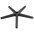 Base di Ricambio per Sedia Operativa - TECHLY - ICA-CT 891-BASE-1