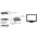 Convertitore da SCART a HDMI Scaler 720p/1080p - TECHLY - IDATA SCART-HDMI2-5