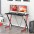 Scrivania Gaming Ergonomica Tavolo Gioco con Porta Bicchiere e Cuffie - TECHLY - ICA-TB-G003-1