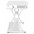 Scrivania per PC Compatta con Cassetto Estraibile Bianco - TECHLY - ICA-TB 328W-5