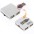 Box mini Hub USB 2.0 4 porte Blu - TECHLY - IUSB2-HUB4-480BL-2