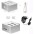 Docking Station USB3.0 Slot per 2 HDD SSD SATA 6G 2,5"/3,5" Alluminio - TECHLY NP - I-CASE SATA-TST44-3