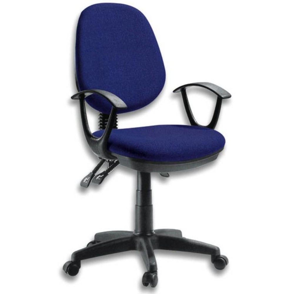 Delux Office Chair Blue - TECHLY - ICA-CT P18BL-1