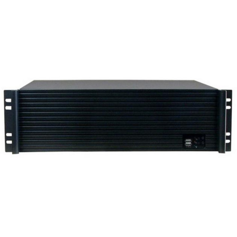 Industrial 19" Rack Chassis 3U Ultra Compact Black - TECHLY - I-CASE IPC-338