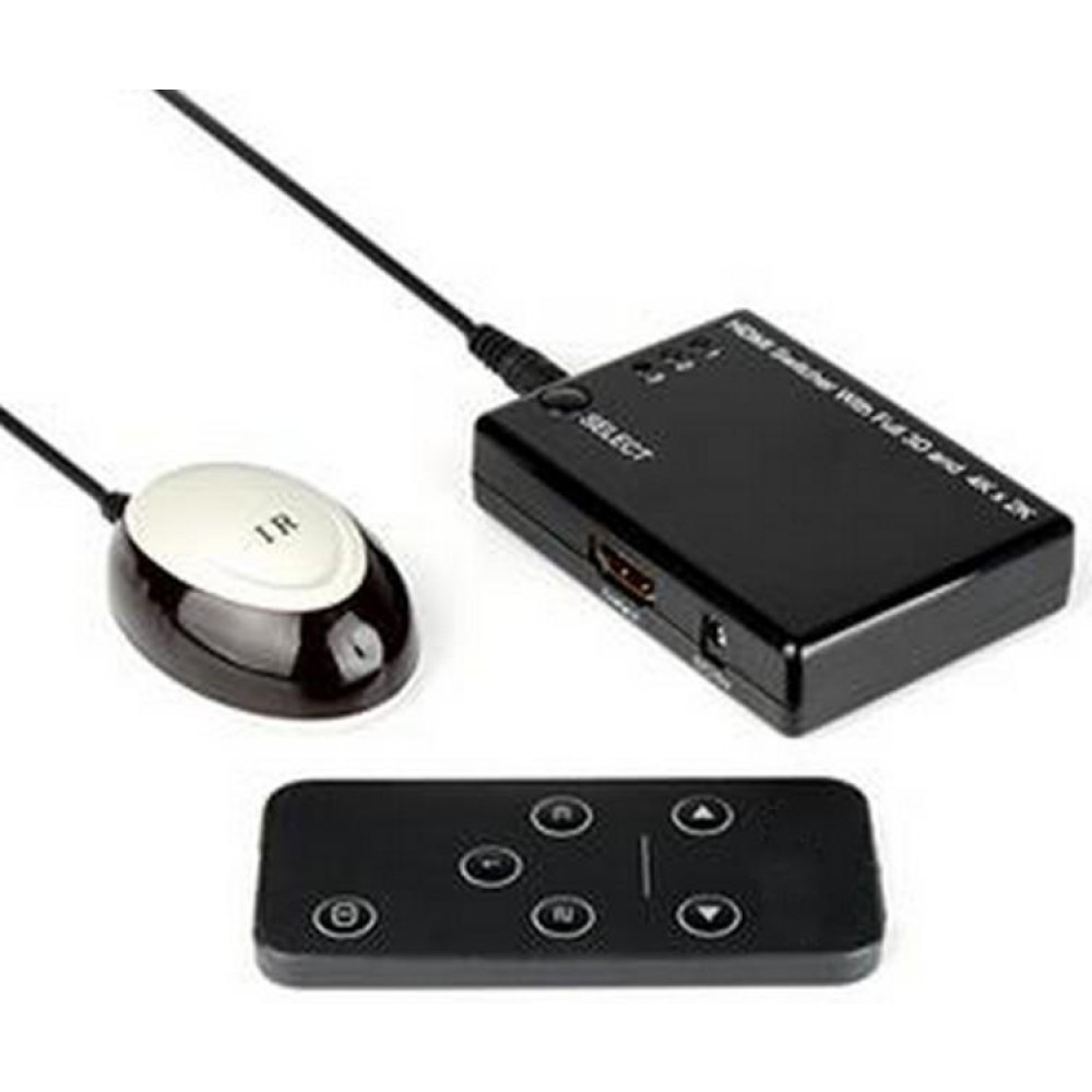 Switch with Remote Control 3 input 1 output HDMI - TECHLY NP - IDATA HDMI-31U-1
