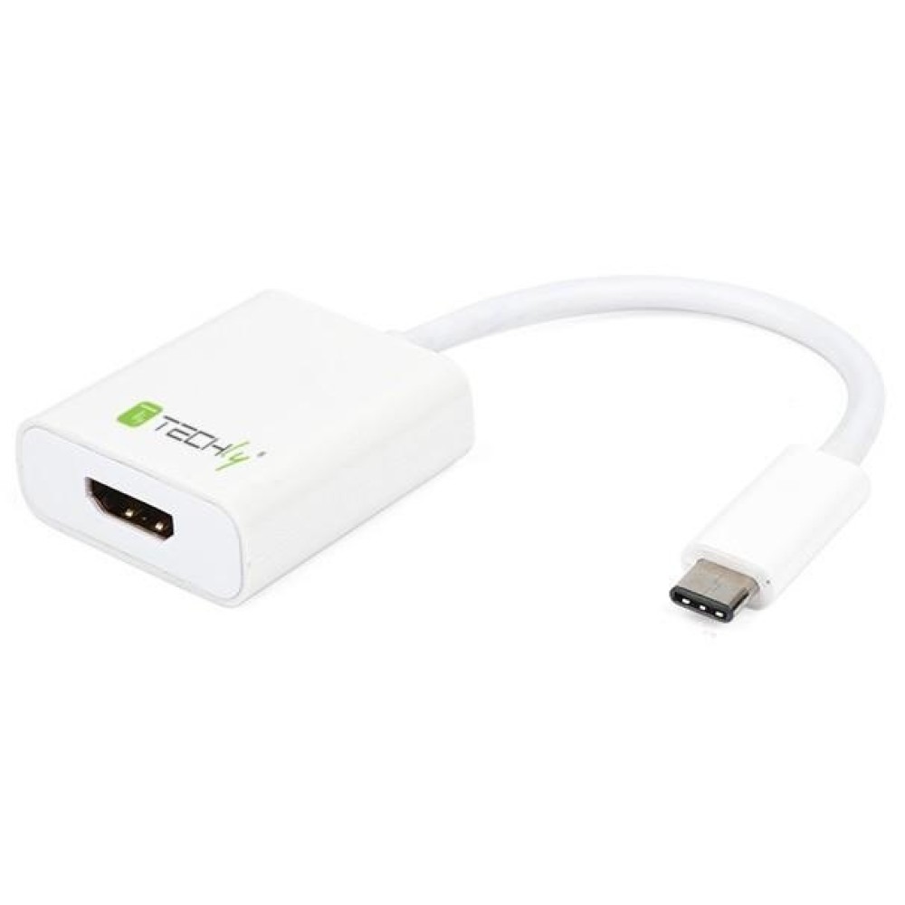 Converter Cable Adapter USB 3.1 Type C to HDMI 1.4 - TECHLY - IADAP USB31-HDMI-1