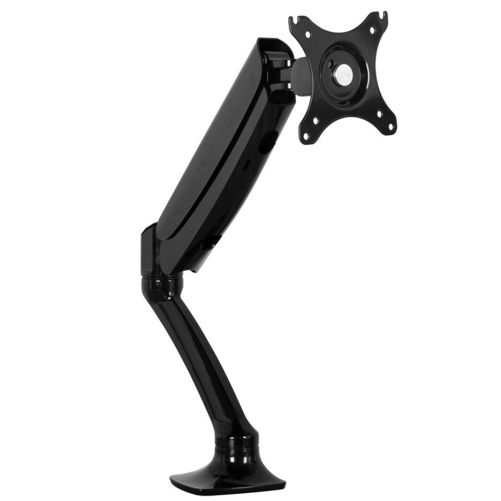 Desk Monitor Arm with Gas Spring for Monitor 10-27 ' Black - TECHLY - ICA-LCD 512-BK
