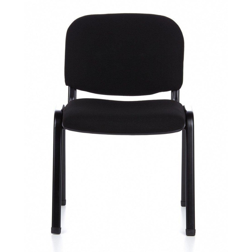 Conference Chair in Black Fabric - TECHLY - ICA-CT 050BLK-1