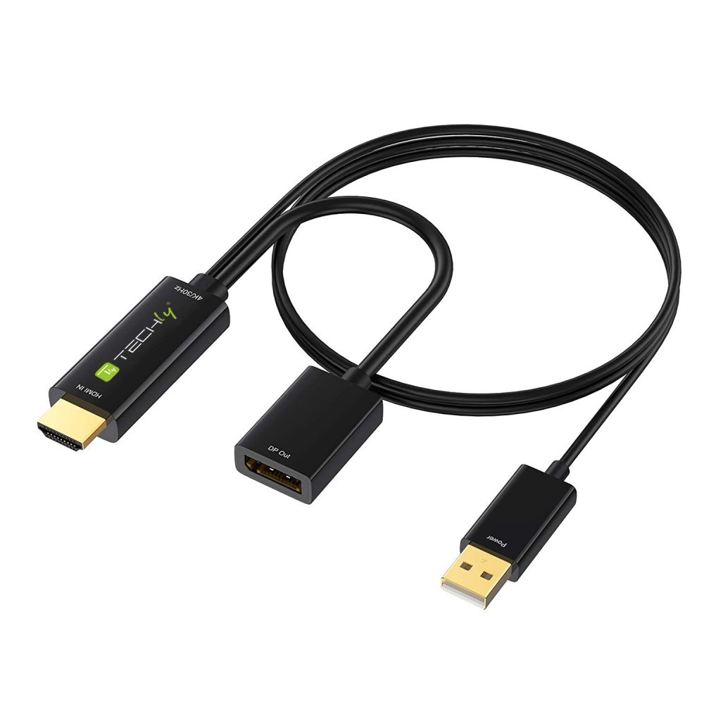 HDMI™ to Displayport Converter Adapter with USB 4K 60Hz - Cables - Multimedia Cables - Cables and Sockets