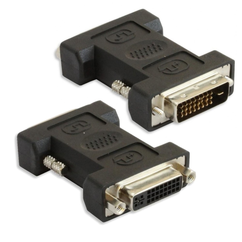 DVI-I Female to DVI-D Male Dual Link Adapter - TECHLY - IADAP DVI-9000-1
