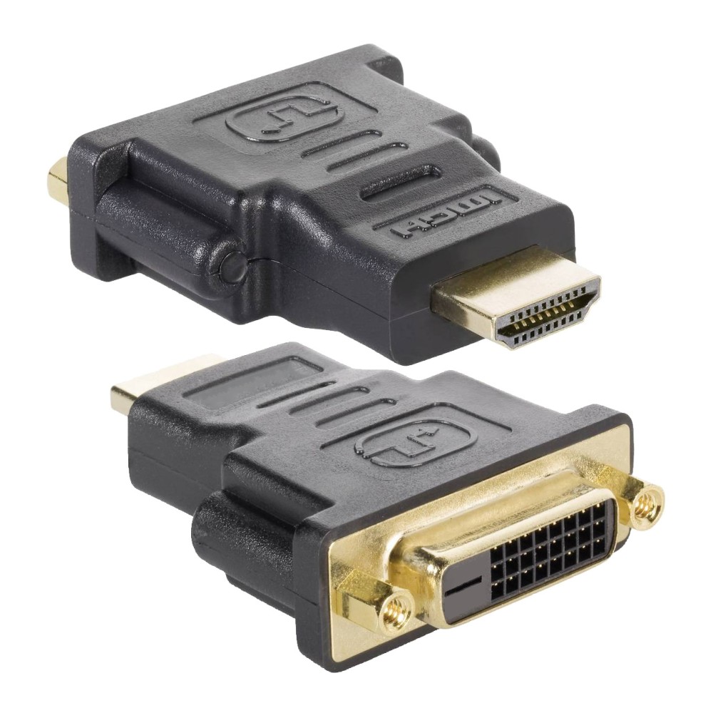 Vice fattige redde HDMI Male to DVI Female Adapter - DVI Adapters - Video Adapters - Cables  and Sockets