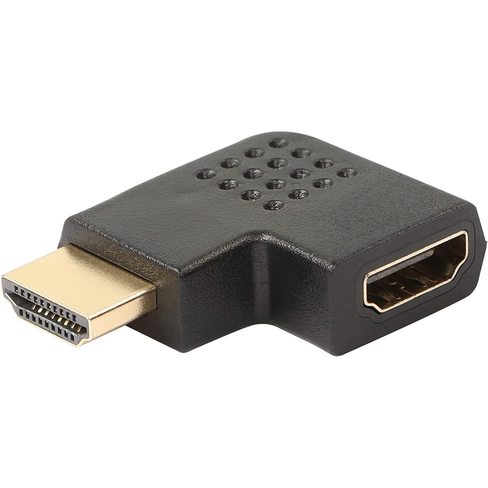 HDMI Adapter Male / Female 90° Angled - TECHLY - IADAP HDMI-R-1