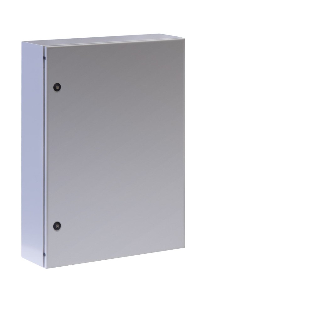 Wall Mount Cabinet 19" 17U IP65 Blind Door Gray 200mm depth - Techly Professional - I-CASE IP-1720GC-1