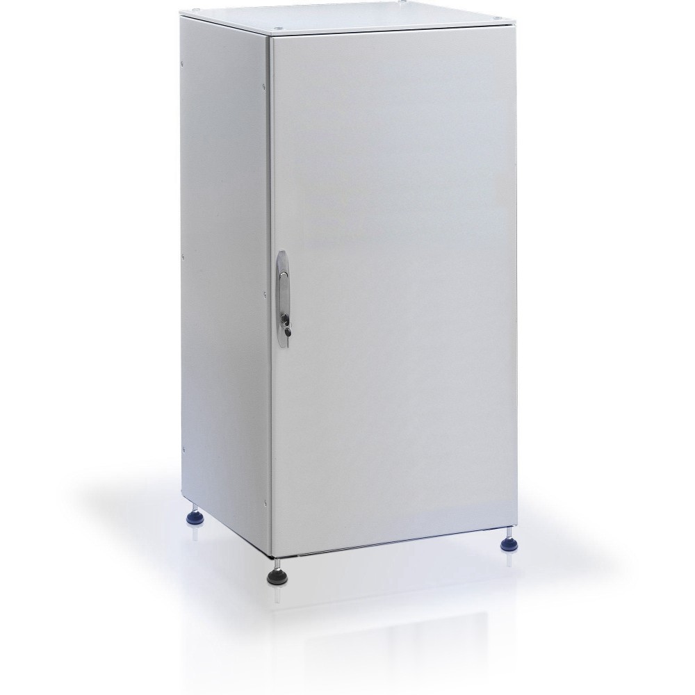 IP55 Floor cabinet 19" 25U Grey with blind door - Techly Professional - I-CASE IP-2560GC-1