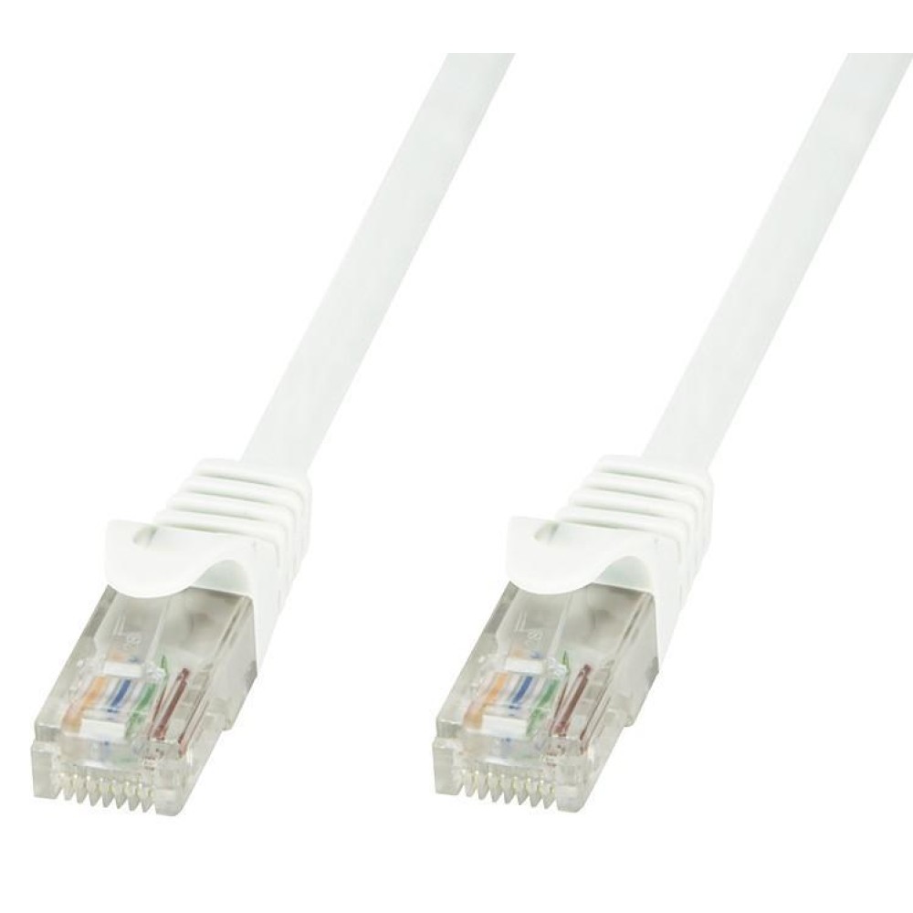 Network Patch Cable Cat.5E in CCA UTP 5m White - TECHLY PROFESSIONAL - ICOC CCA5U-050-WHT-1