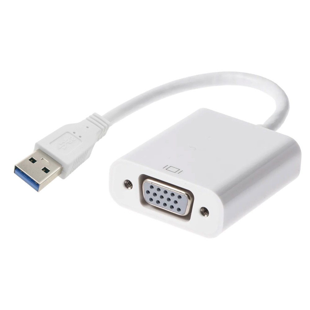 Converter Cable Adapter USB 3.0 to VGA - TECHLY NP - IDATA USB3-SVGA-1 Converter Cable Adapter USB 3.0 to VGA - TECHLY NP - IDATA USB3-SVGA-1