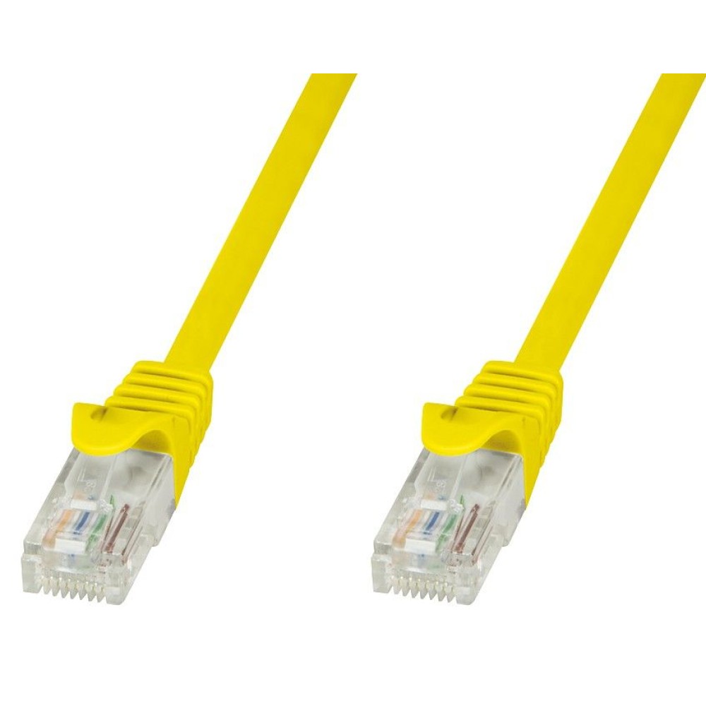 Copper Patch Cable Cat.6 UTP 10m Yellow - TECHLY PROFESSIONAL - ICOC U6-6U-100-YET