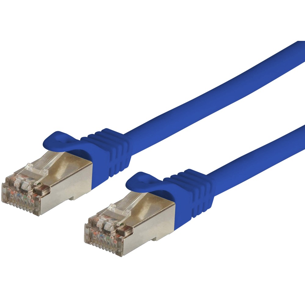 Copper Patch Network Cable Cat. 6A SFTP LSZH 0.25 m Blue - TECHLY PROFESSIONAL - ICOC LS6A-0025-BLT