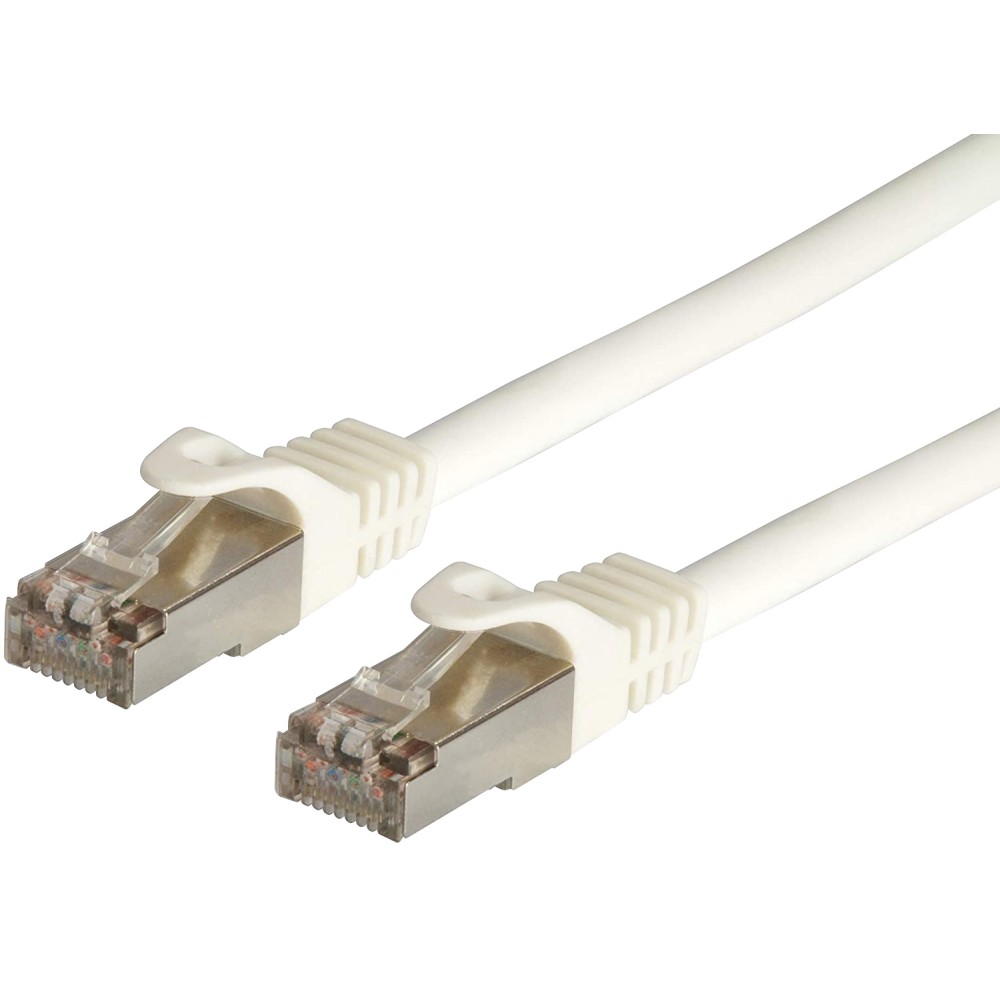 Copper Patch Network Cable Cat. 6A SFTP LSZH 10 m White - TECHLY PROFESSIONAL - ICOC LS6A-100-WHT-1