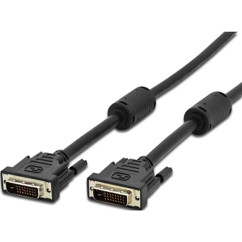 Dual Link DVI digital (DVI-D) with ferrite 10 m - TECHLY - ICOC DVI-811CF-1
